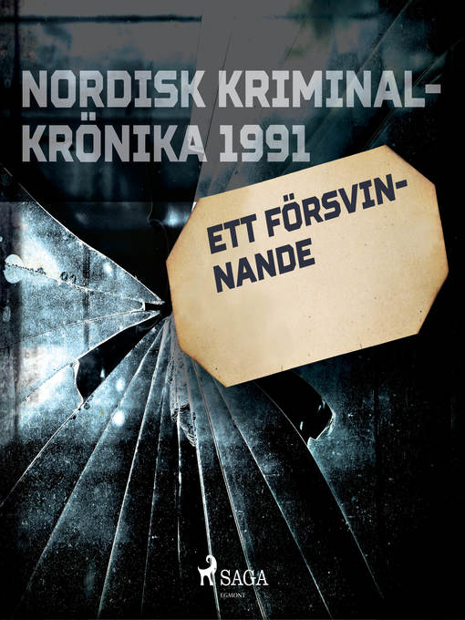 Title details for Ett försvinnande by Diverse - Wait list